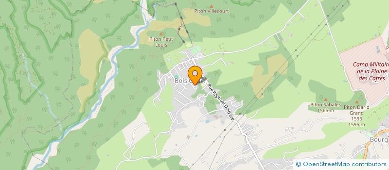 localisation de l'entreprise LES ORCHIDEES à LE TAMPON