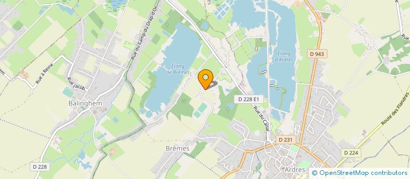 localisation de l'entreprise LES ORCHIDEES  BREMES