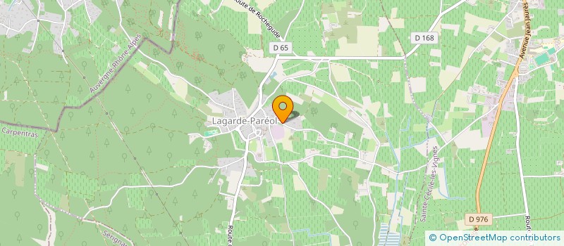 localisation de l'entreprise LES ORCHIDEES  LAGARDE-PAREOL