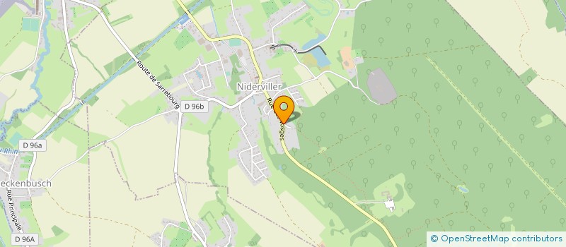 localisation de l'entreprise LES ORCHIDEES  NIDERVILLER