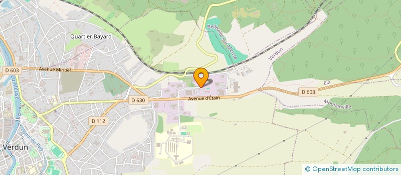 localisation de l'entreprise LES ORCHIDEES à VERDUN