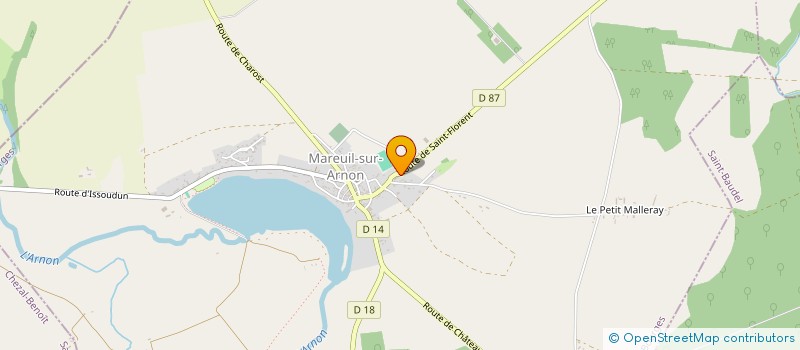 localisation de l'entreprise LES ORCHIDEES  MAREUIL-SUR-ARNON