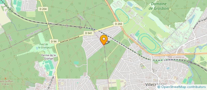 localisation de l'entreprise LES ORCHIDEES DE PARIS  VILLECRESNES