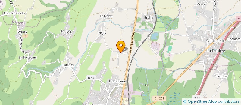 localisation de l'entreprise LES ORCHIDEES III  ENTRELACS