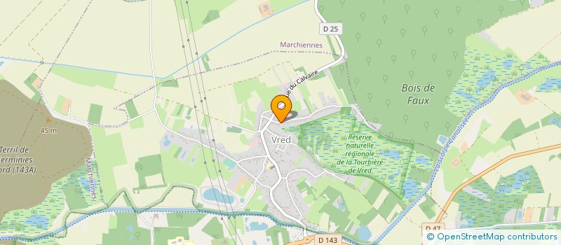 localisation de l'entreprise LES ORCHYDEES  VRED