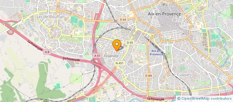 localisation de l'entreprise LES OREILLES DROITES à AIX-EN-PROVENCE