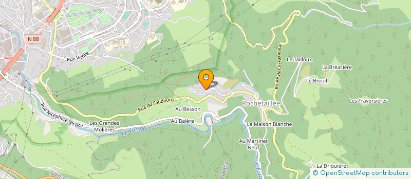 localisation de l'entreprise LES OREILLES EN POINTE  SAINT-ETIENNE