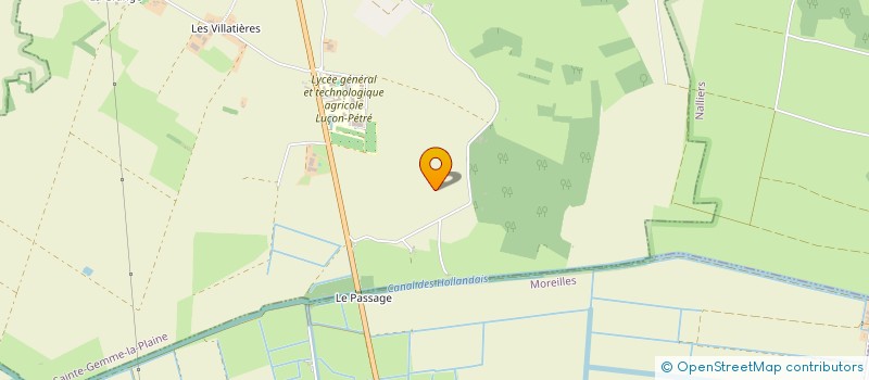 localisation de l'entreprise LES OREQUINES  SAINTE-GEMME-LA-PLAINE