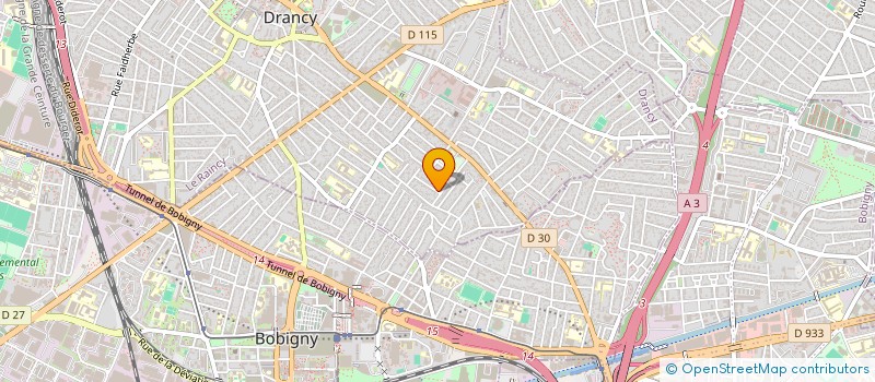 localisation de l'entreprise LES ORFEVRES DU BATIMENT à DRANCY