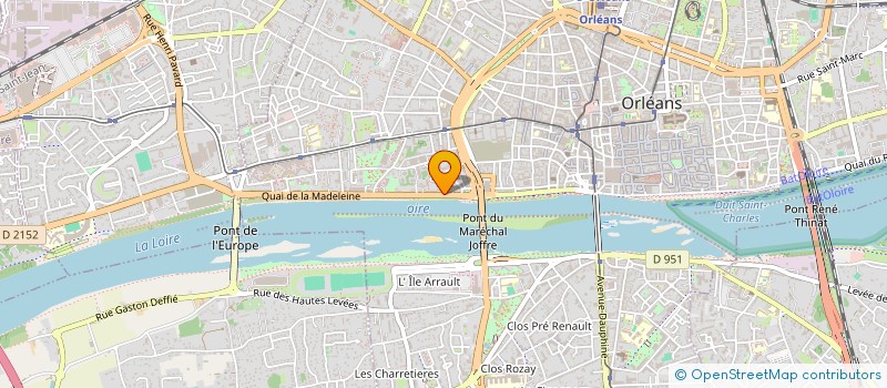 localisation de l'entreprise LES ORGERILS à ORLEANS