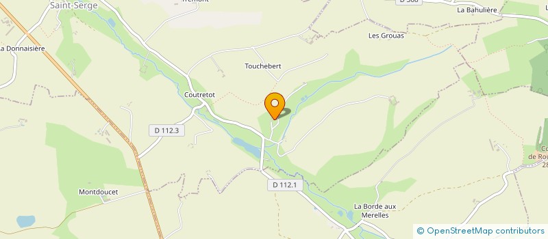 localisation de l'entreprise LES ORGEVAUX à TRIZAY-COUTRETOT-SAINT-SERGE