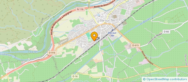 localisation de l'entreprise LES ORGUES à ILLE-SUR-TET
