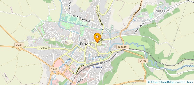 localisation de l'entreprise LES ORGUES DE PROVINS  PROVINS