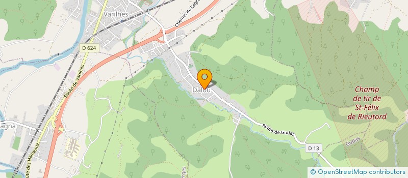 localisation de l'entreprise LES ORGUES DE VARILHES à VARILHES