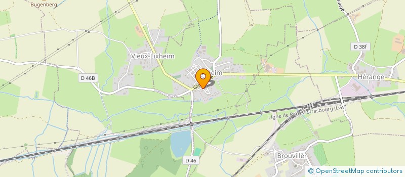 localisation de l'entreprise LES ORIELS DE LIXHEIM  LIXHEIM