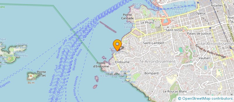 localisation de l'entreprise LES ORIENTS MUSICAUX à MARSEILLE