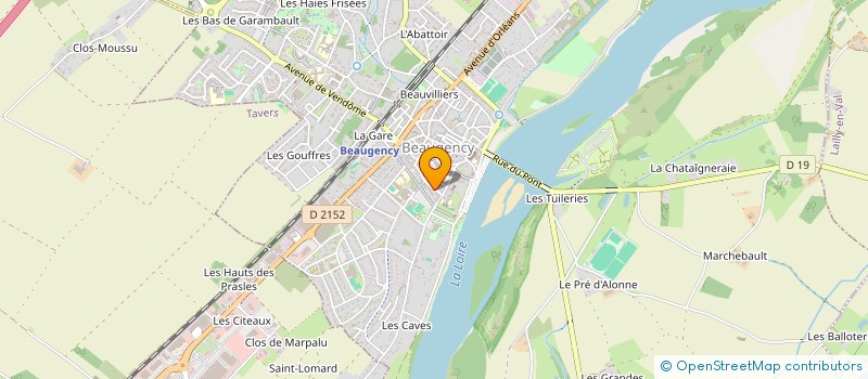 localisation de l'entreprise LES ORIOLES  BEAUGENCY