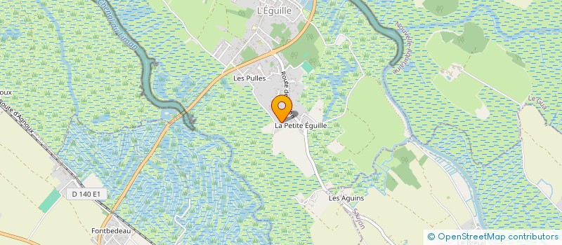 localisation de l'entreprise LES ORIONS  L'EGUILLE