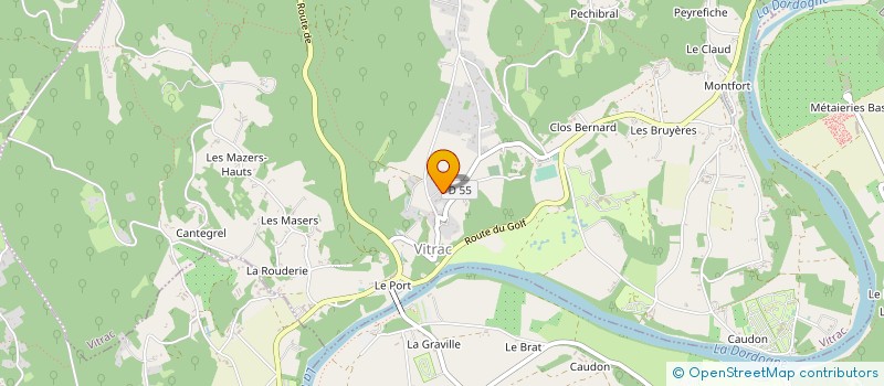 localisation de l'entreprise LES ORMEAUX à VITRAC