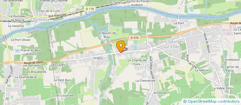 localisation de l'entreprise LES ORMEAUX  SAINT-GEORGES-SUR-CHER