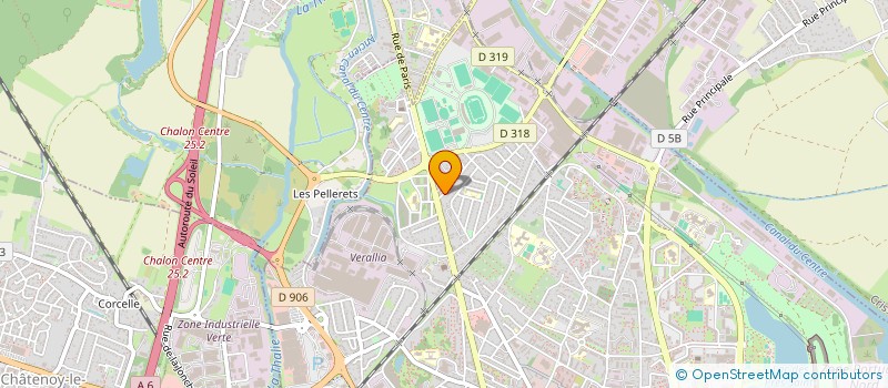 localisation de l'entreprise LES ORMEAUX  CHALON-SUR-SAONE