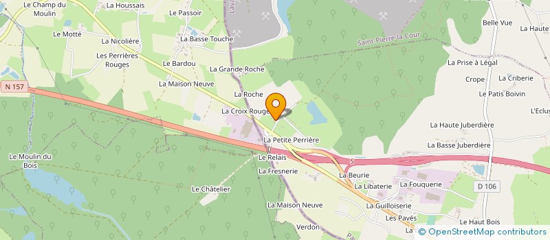 localisation de l'entreprise LES ORMEAUX  LA GRAVELLE