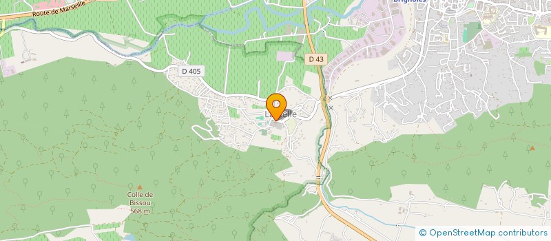 localisation de l'entreprise LES ORMEAUX  LA CELLE