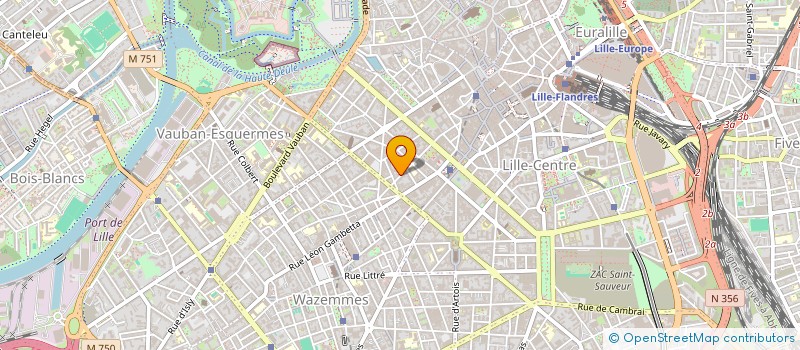 localisation de l'entreprise LES ORMEAUX  LILLE