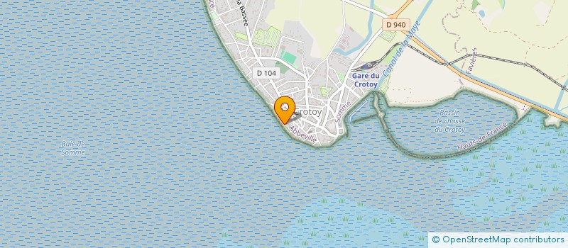 localisation de l'entreprise LES ORMEAUX  LE CROTOY