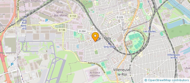 localisation de l'entreprise LES ORMES à ORLY