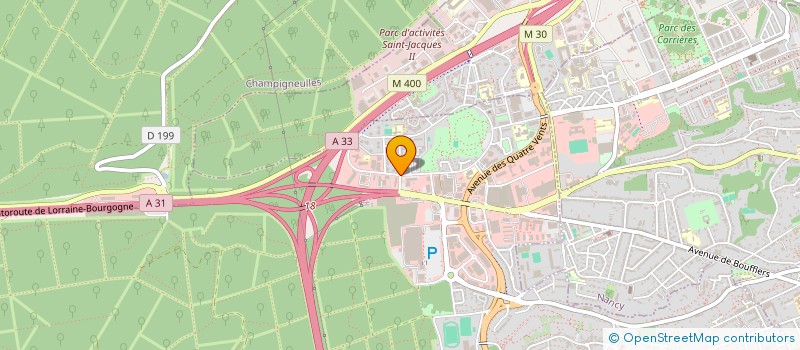 localisation de l'entreprise LES ORMES  LAXOU