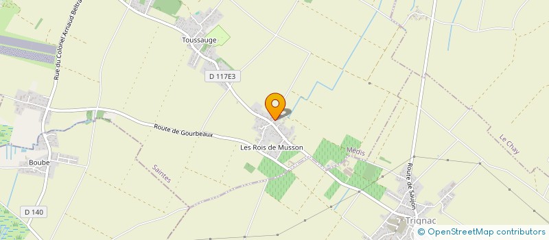 localisation de l'entreprise LES ORMES  MEDIS