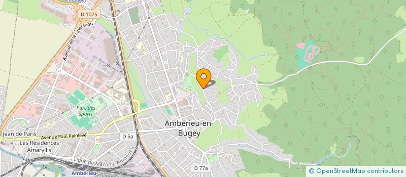 localisation de l'entreprise LES ORMES à AMBERIEU-EN-BUGEY
