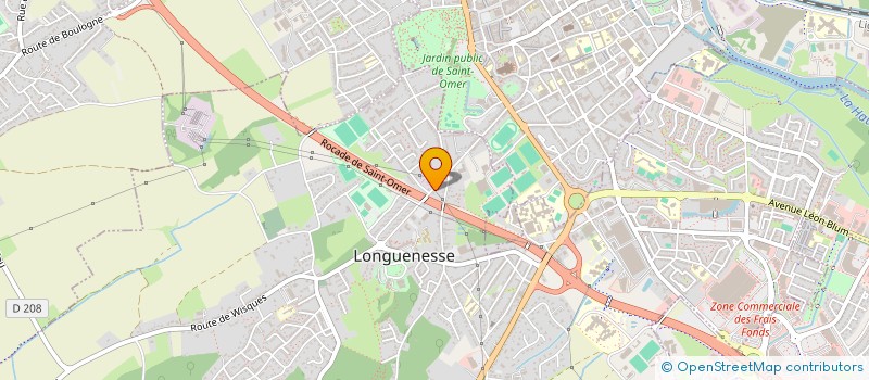 localisation de l'entreprise LES ORMES  LONGUENESSE