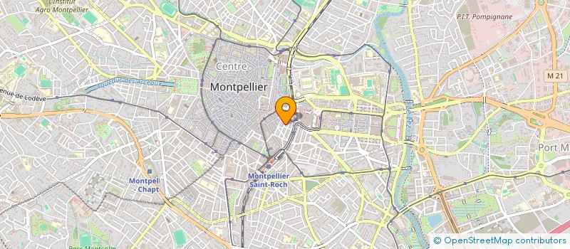 localisation de l'entreprise LES ORPAILLEURS à MONTPELLIER