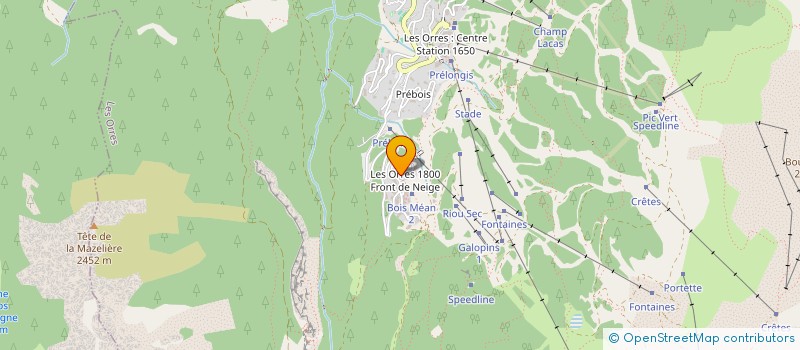 localisation de l'entreprise LES ORRES CHENET-VASNIER à LES ORRES