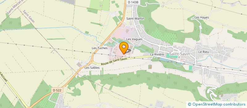 localisation de l'entreprise LES ORVETS à SAINT-SAVIN