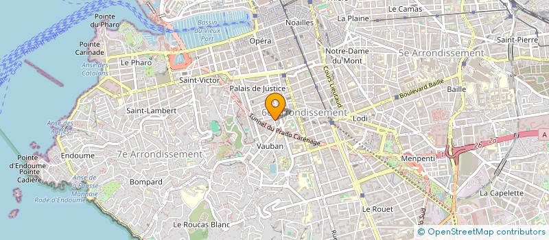 localisation de l'entreprise LES OSMONOTES à MARSEILLE