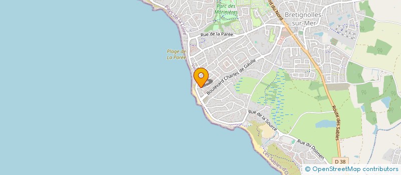 localisation de l'entreprise LES OSSELINS à BRETIGNOLLES-SUR-MER