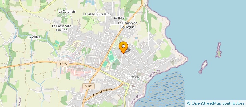 localisation de l'entreprise LES OSSELOUS  CANCALE