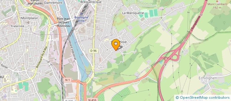 localisation de l'entreprise LES OSTRO'GO!!!  SAINT-MARTIN-BOULOGNE