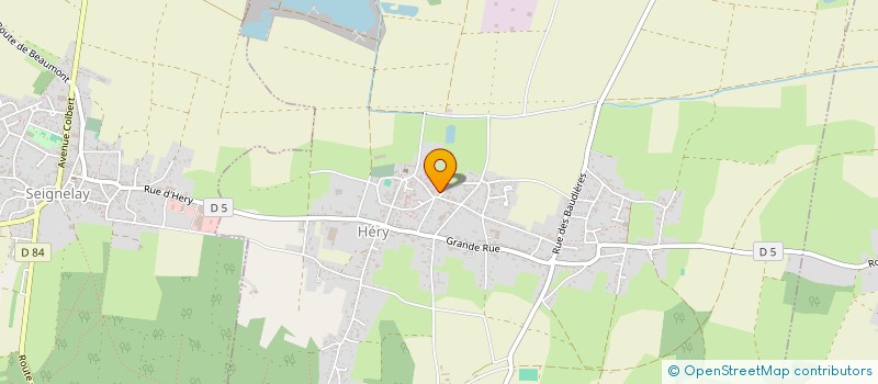 localisation de l'entreprise LES OUCHES DE BOURGOGNE  HERY