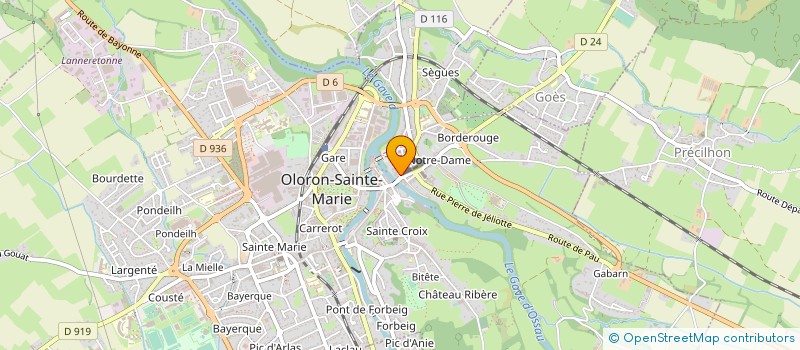 localisation de l'entreprise LES OUDAYAS  OLORON-SAINTE-MARIE