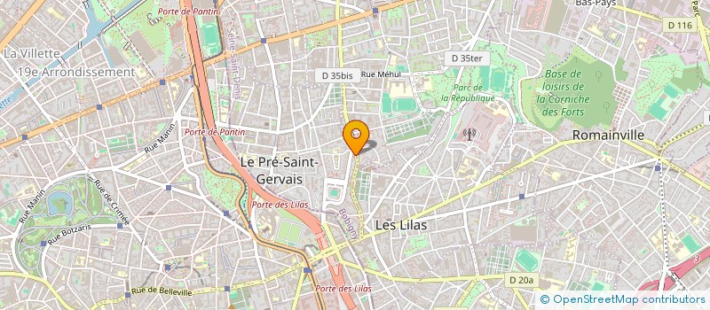 localisation de l'entreprise LES OUISTITIS à LE PRE-SAINT-GERVAIS
