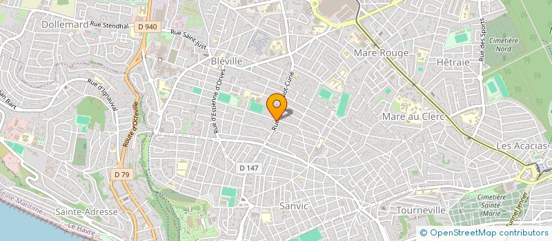 localisation de l'entreprise LES OURS à LE HAVRE