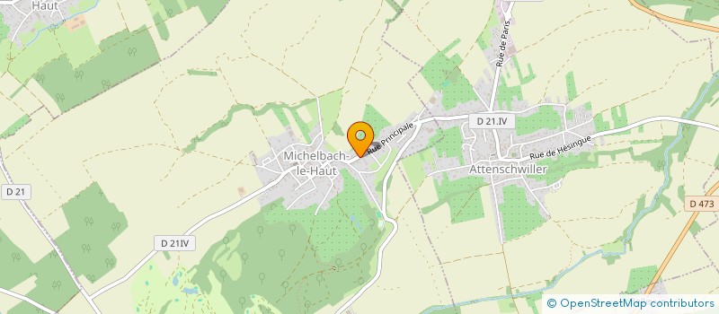 localisation de l'entreprise LES OURS BLANCS  MICHELBACH-LE-HAUT