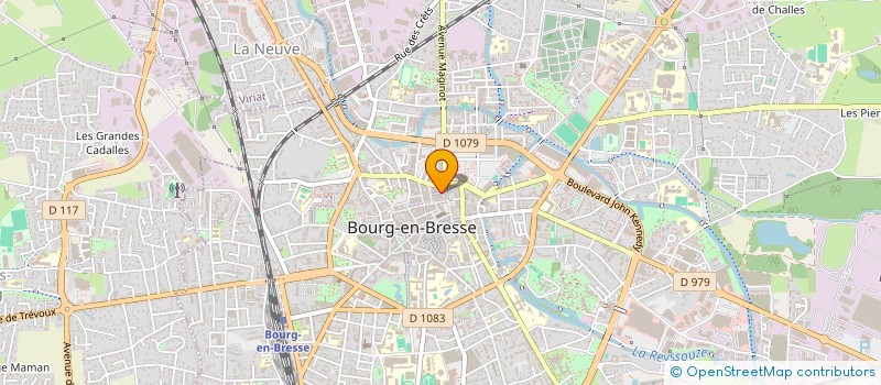 localisation de l'entreprise LES OURSONS à BOURG-EN-BRESSE