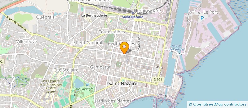 localisation de l'entreprise LES OURSONS D'AMOUR à SAINT-NAZAIRE