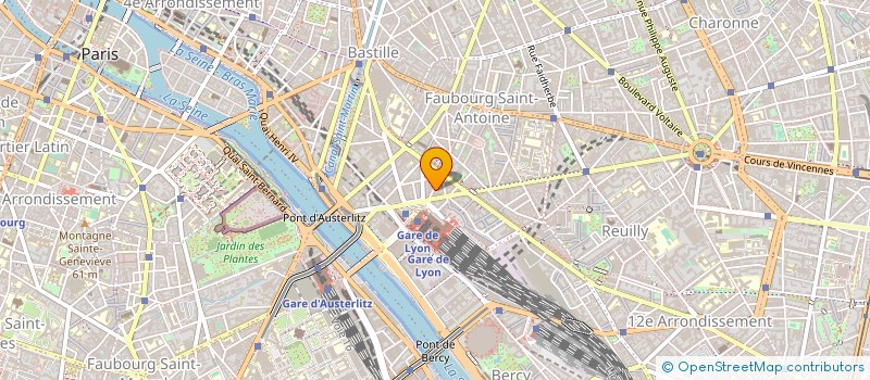 localisation de l'entreprise LES OURSONS DE MANON à PARIS