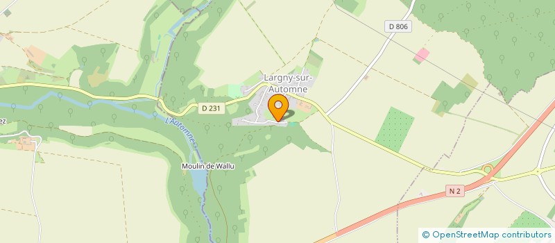 localisation de l'entreprise LES OUTHIEUX  LARGNY-SUR-AUTOMNE